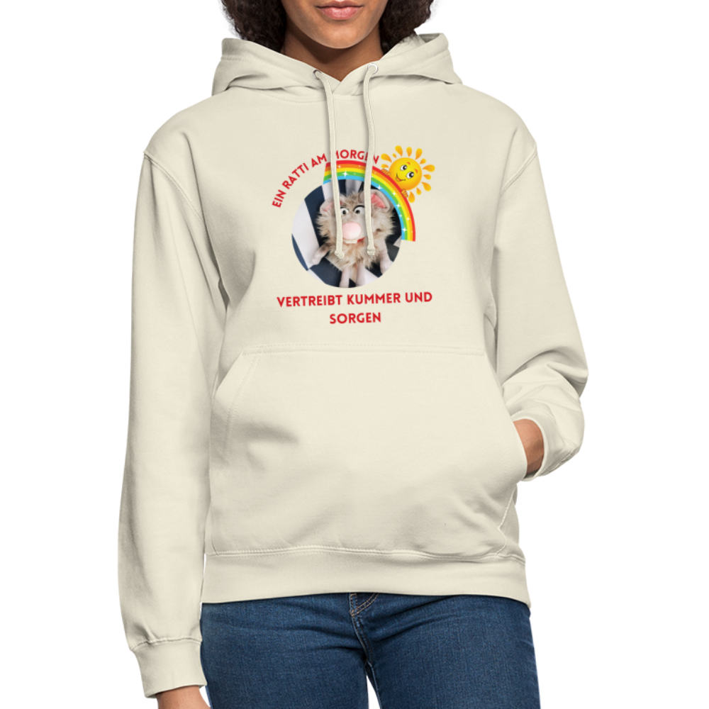 Unisex Hoodie - Ein Ratti am Morgen - Vanille-Milchshake