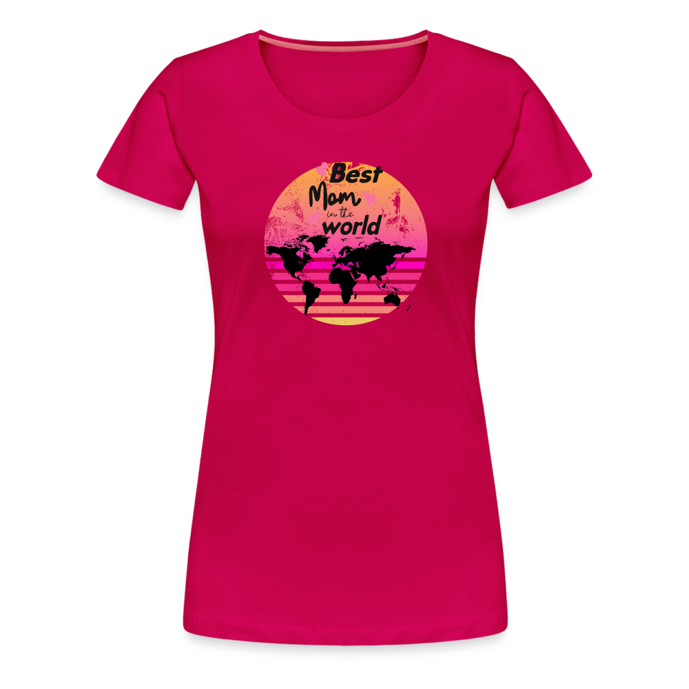 Frauen Premium T-Shirt - dunkles Pink