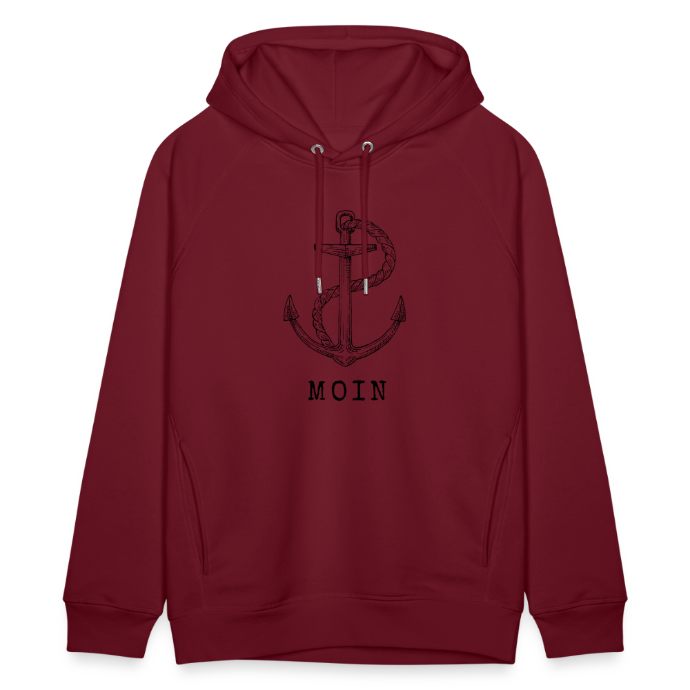 Unisex Bio-Hoodie von Stanley & Stella - Moin - Burgunderrot
