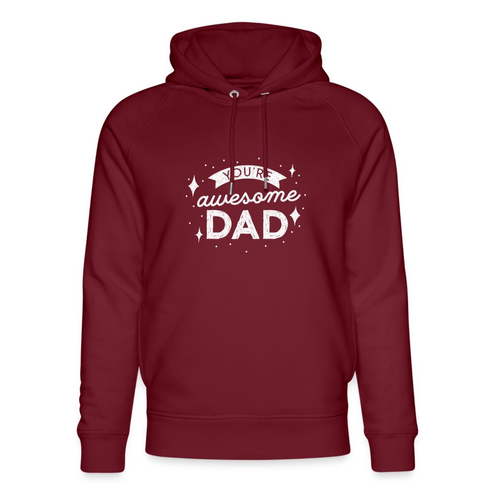Unisex Bio-Hoodie von Stanley & Stella - DAD - Burgunderrot