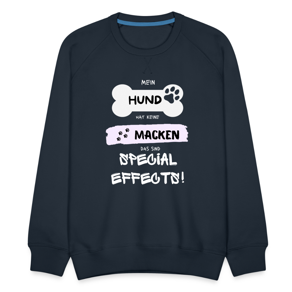 Männer Premium Pullover - Hund macken - Navy