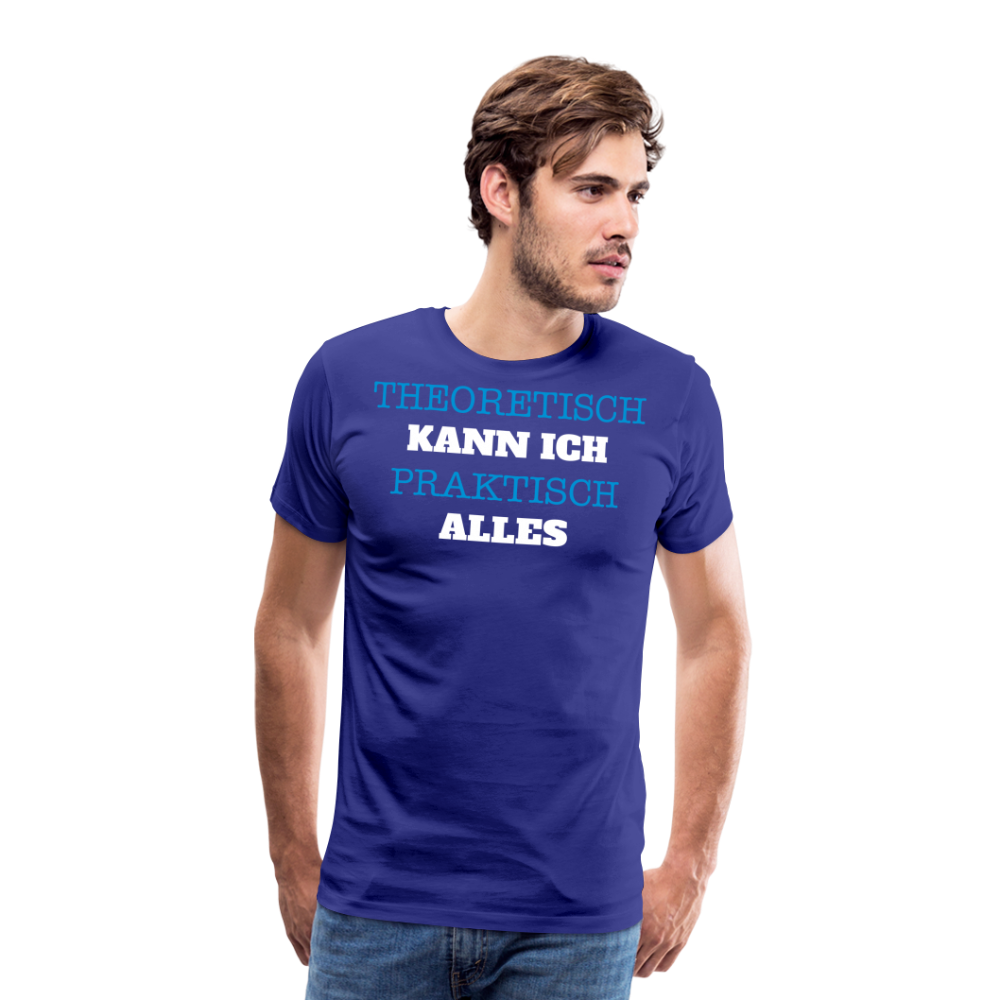 Männer Premium T-Shirt Kann ich - Königsblau
