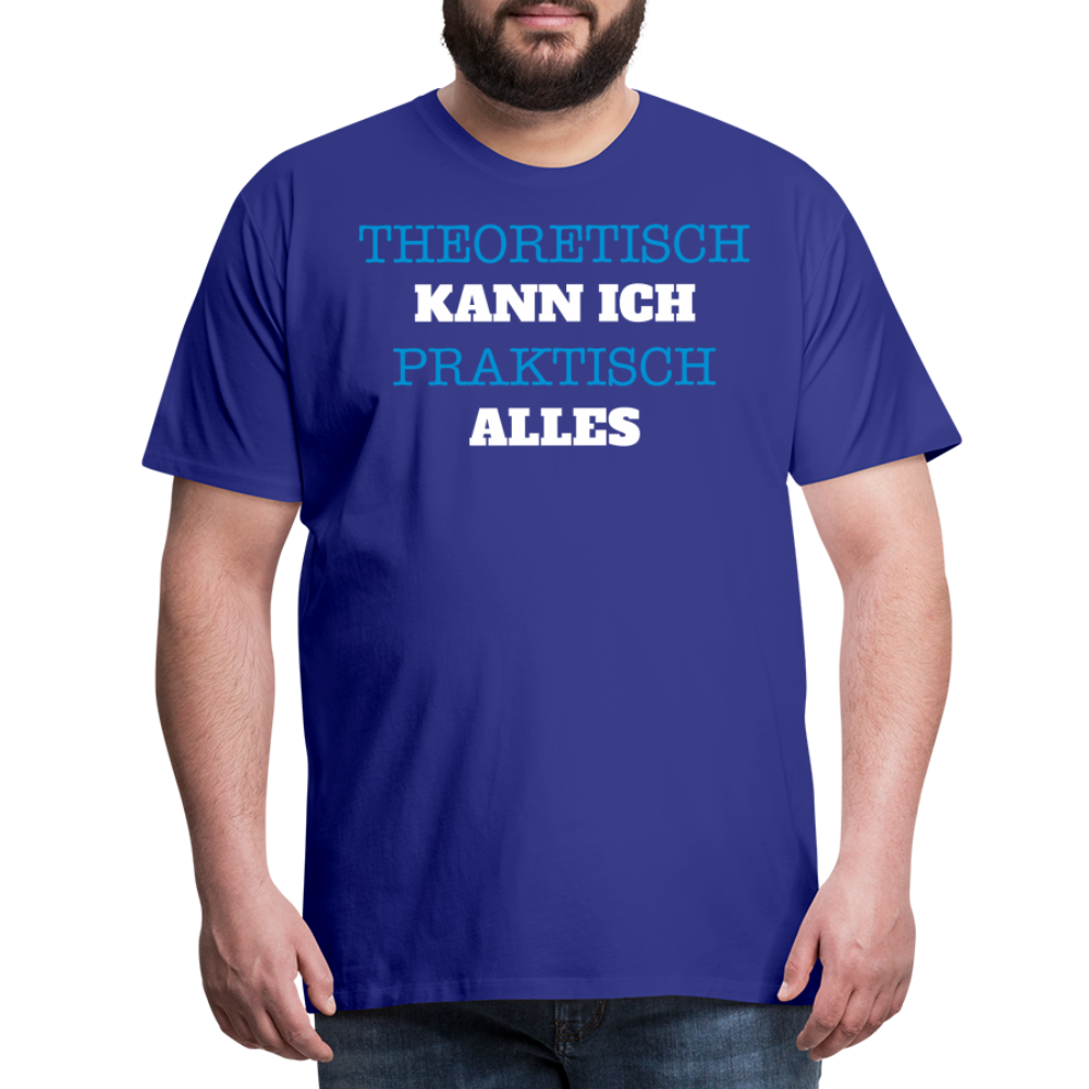 Männer Premium T-Shirt Kann ich - Königsblau