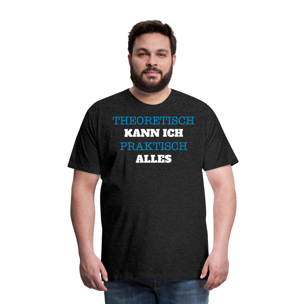 Männer Premium T-Shirt Kann ich - Anthrazit