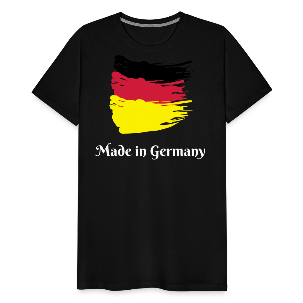 Männer Premium T-Shirt - Made in Germany Spruch Design - Schwarz