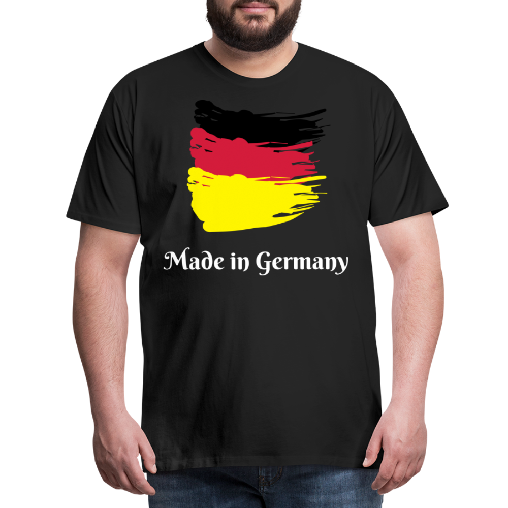 Männer Premium T-Shirt - Made in Germany Spruch Design - Schwarz