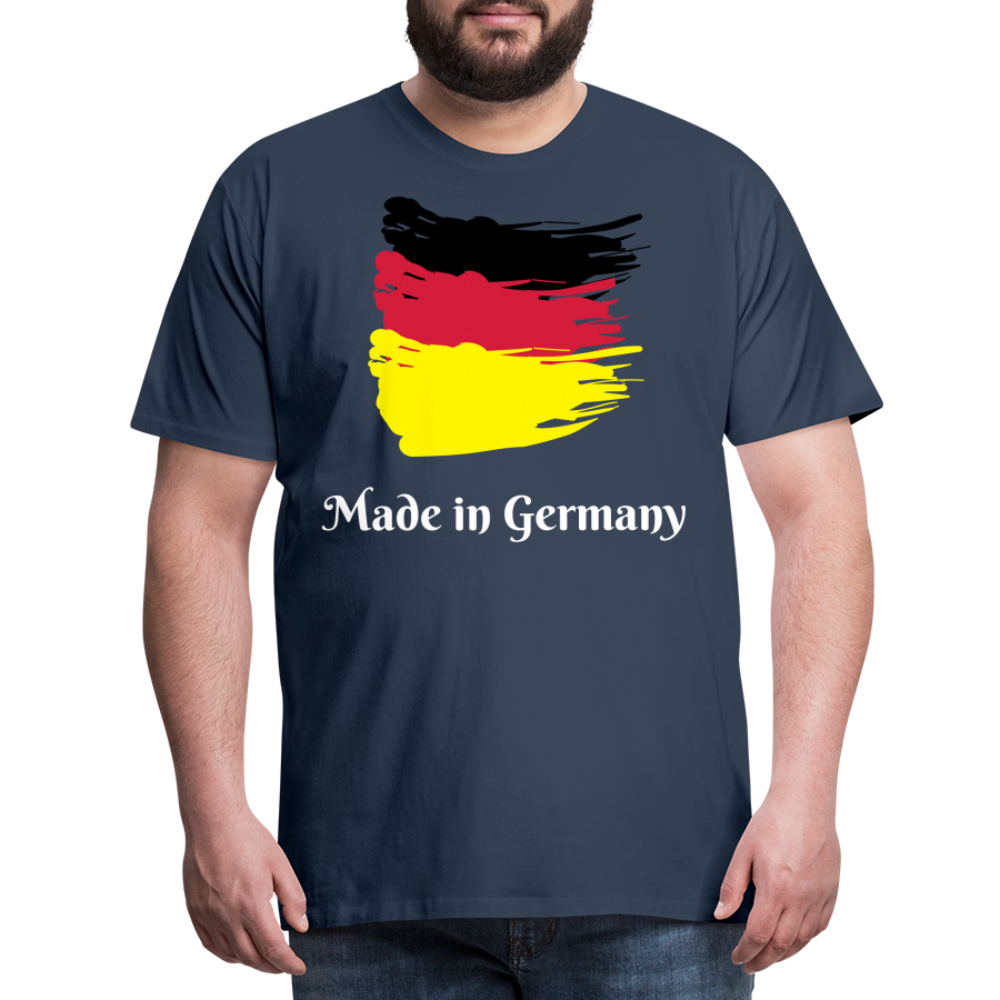 Männer Premium T-Shirt - Made in Germany Spruch Design - Navy