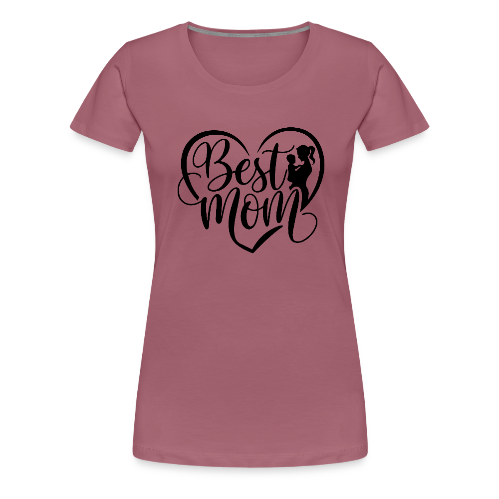 Frauen Premium T-Shirt - Best Mom - Malve