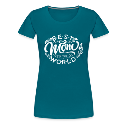 Frauen Premium T-Shirt - Best Mom in the WORLD - Divablau