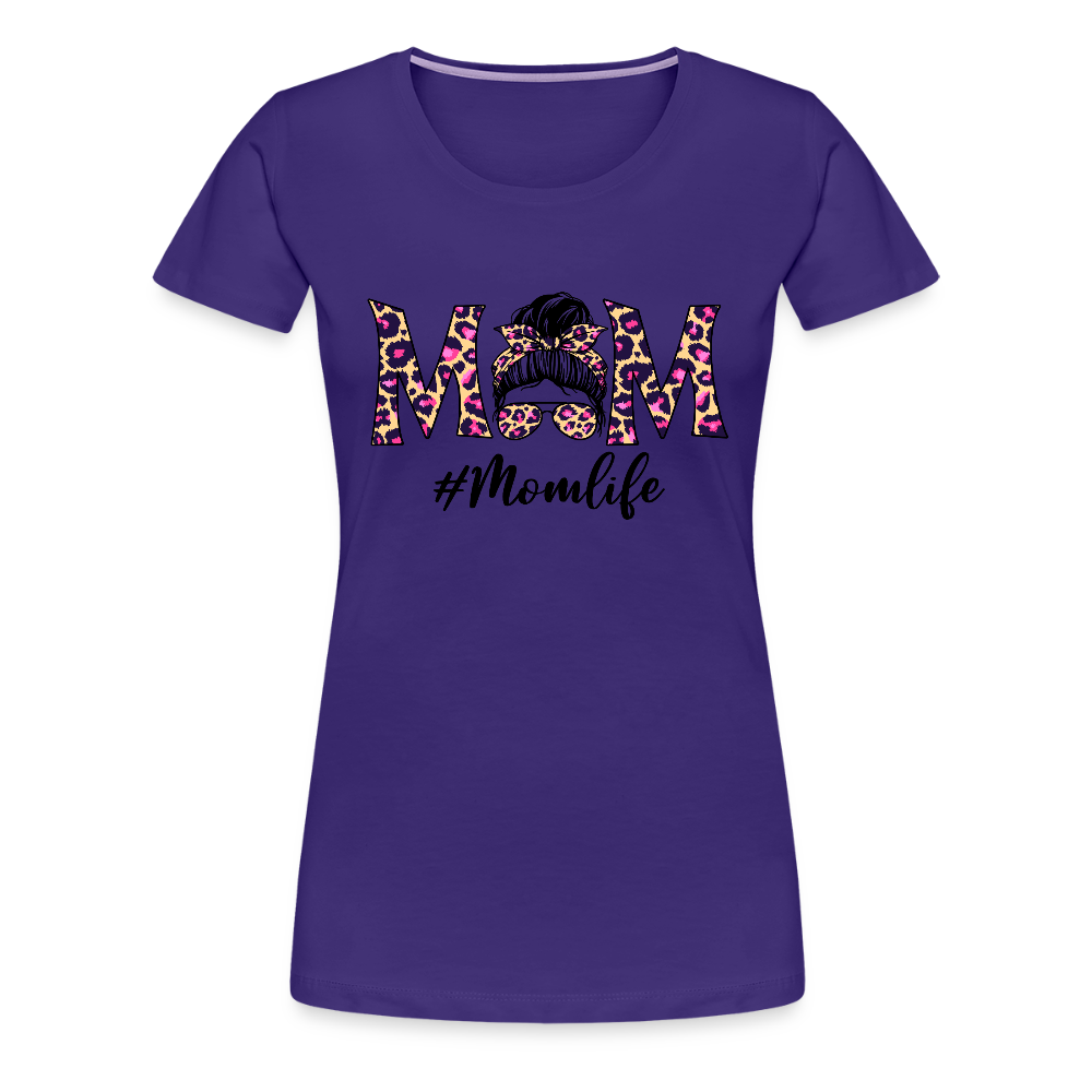 Frauen Premium T-Shirt - #Momlife - Lila