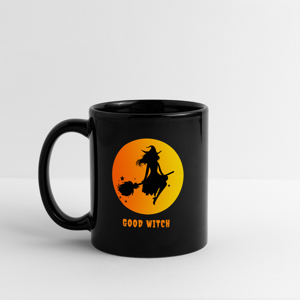 Tasse einfarbig - Good Witch - Schwarz