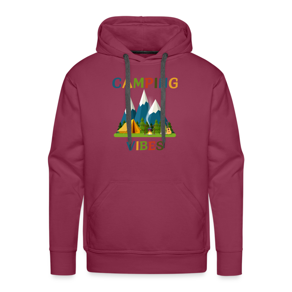 Männer Premium Hoodie - Camping Vibes - Bordeaux