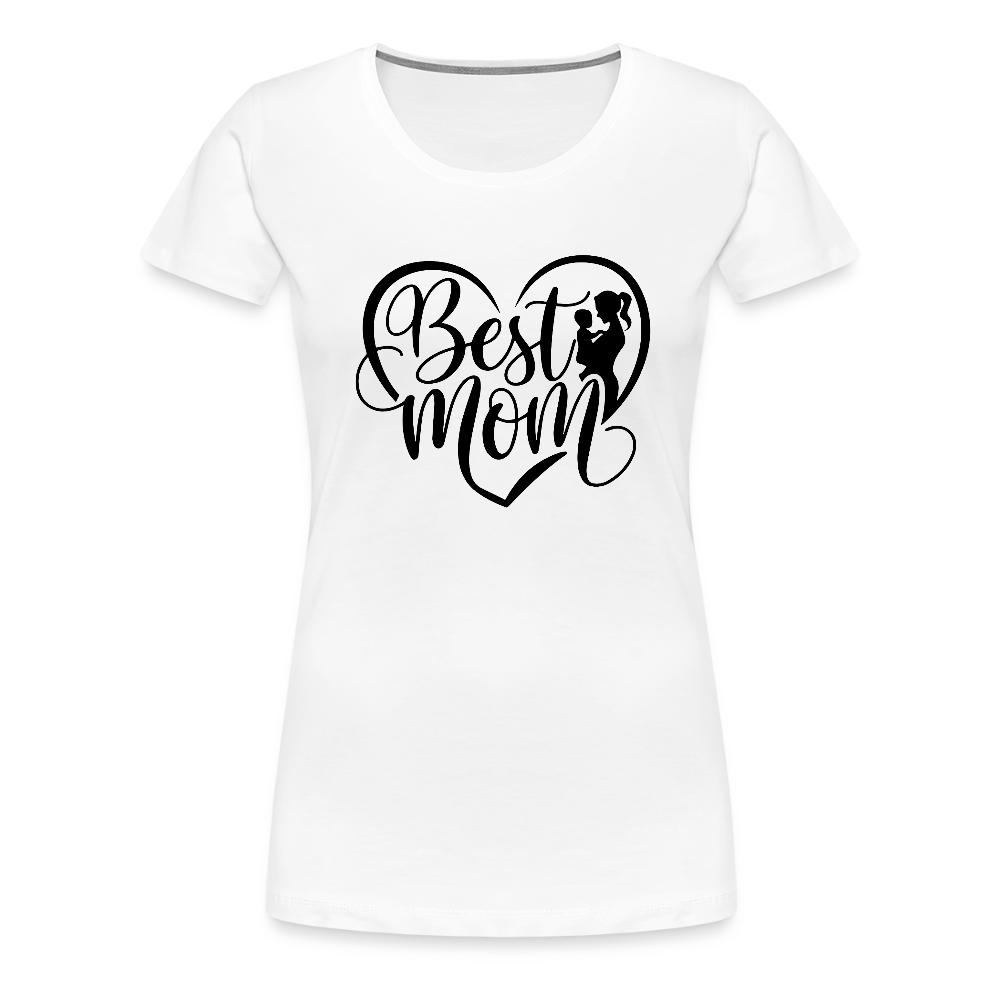 Frauen Premium T-Shirt - Best Mom - Weiß