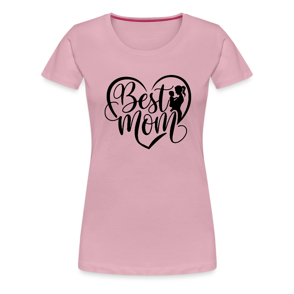Frauen Premium T-Shirt - Best Mom - Hellrosa