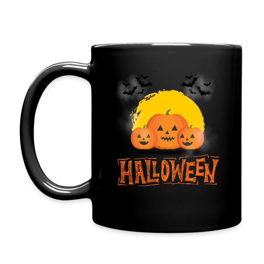 Tasse einfarbig - Halloween - Schwarz