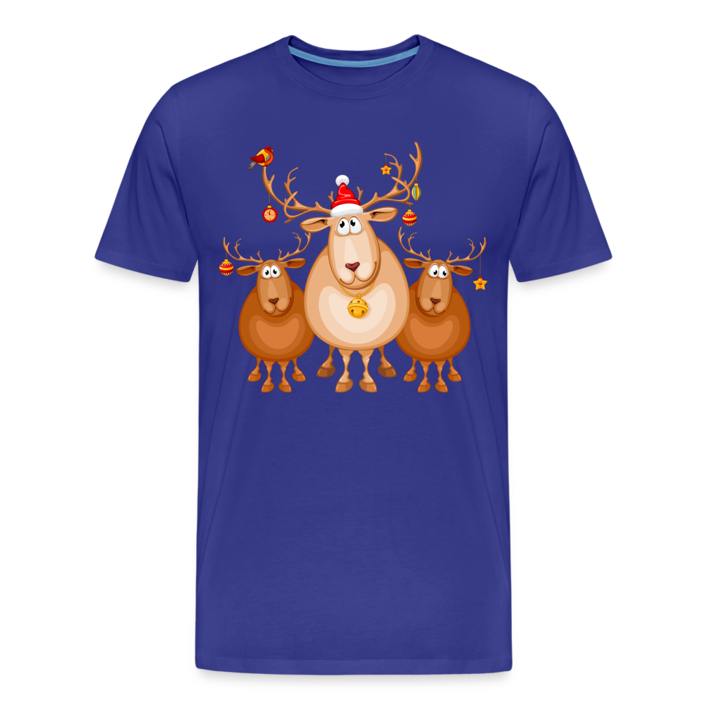 Männer Premium Bio T-Shirt - Team Elch - Königsblau