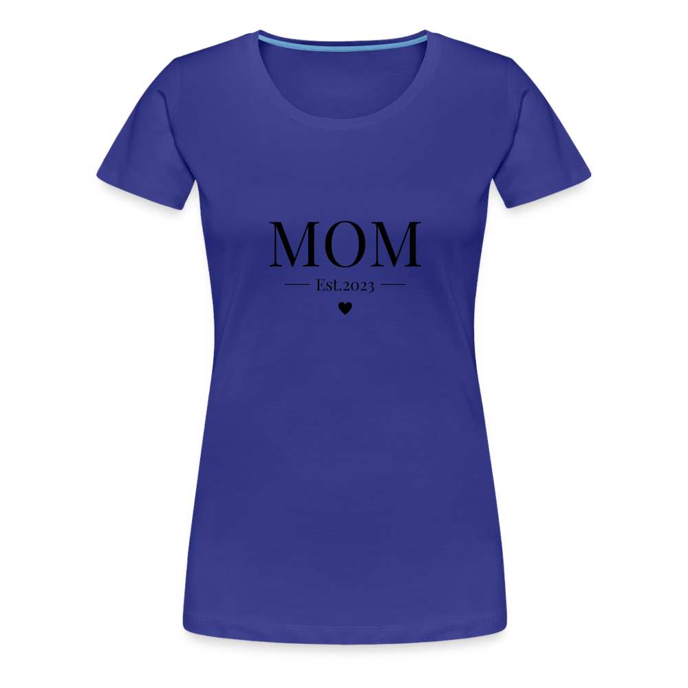 Frauen Premium T-Shirt - Mom Est. 2023 - Königsblau