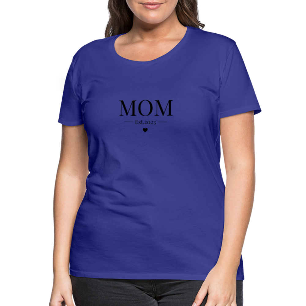 Frauen Premium T-Shirt - Mom Est. 2023 - Königsblau