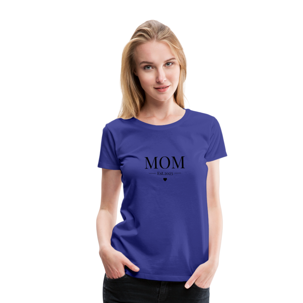 Frauen Premium T-Shirt - Mom Est. 2023 - Königsblau