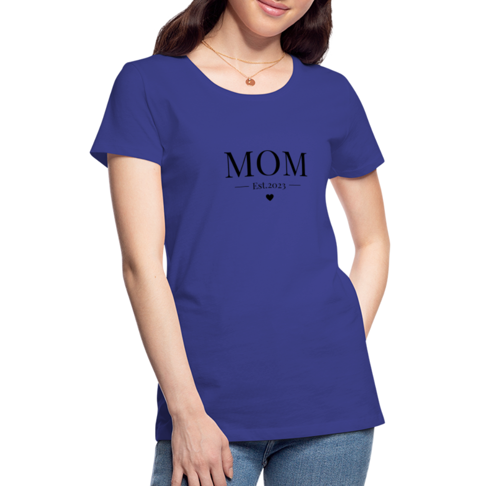 Frauen Premium T-Shirt - Mom Est. 2023 - Königsblau