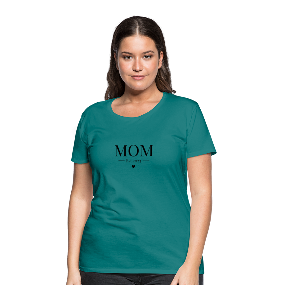 Frauen Premium T-Shirt - Mom Est. 2023 - Divablau