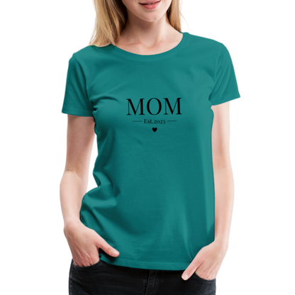 Frauen Premium T-Shirt - Mom Est. 2023 - Divablau