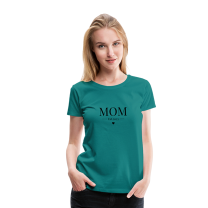 Frauen Premium T-Shirt - Mom Est. 2023 - Divablau