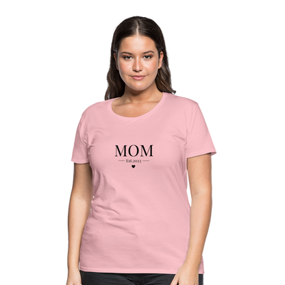 Frauen Premium T-Shirt - Mom Est. 2023 - Hellrosa