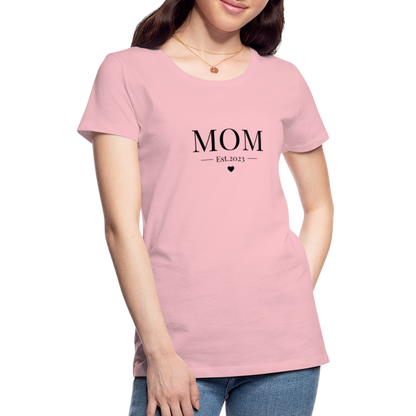 Frauen Premium T-Shirt - Mom Est. 2023 - Hellrosa