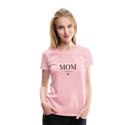 Frauen Premium T-Shirt - Mom Est. 2023 - Hellrosa