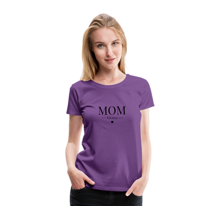 Frauen Premium T-Shirt - Mom Est. 2023 - Lila