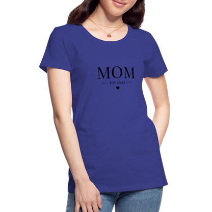 Frauen Premium T-Shirt - Mom Est. 2022 - Königsblau