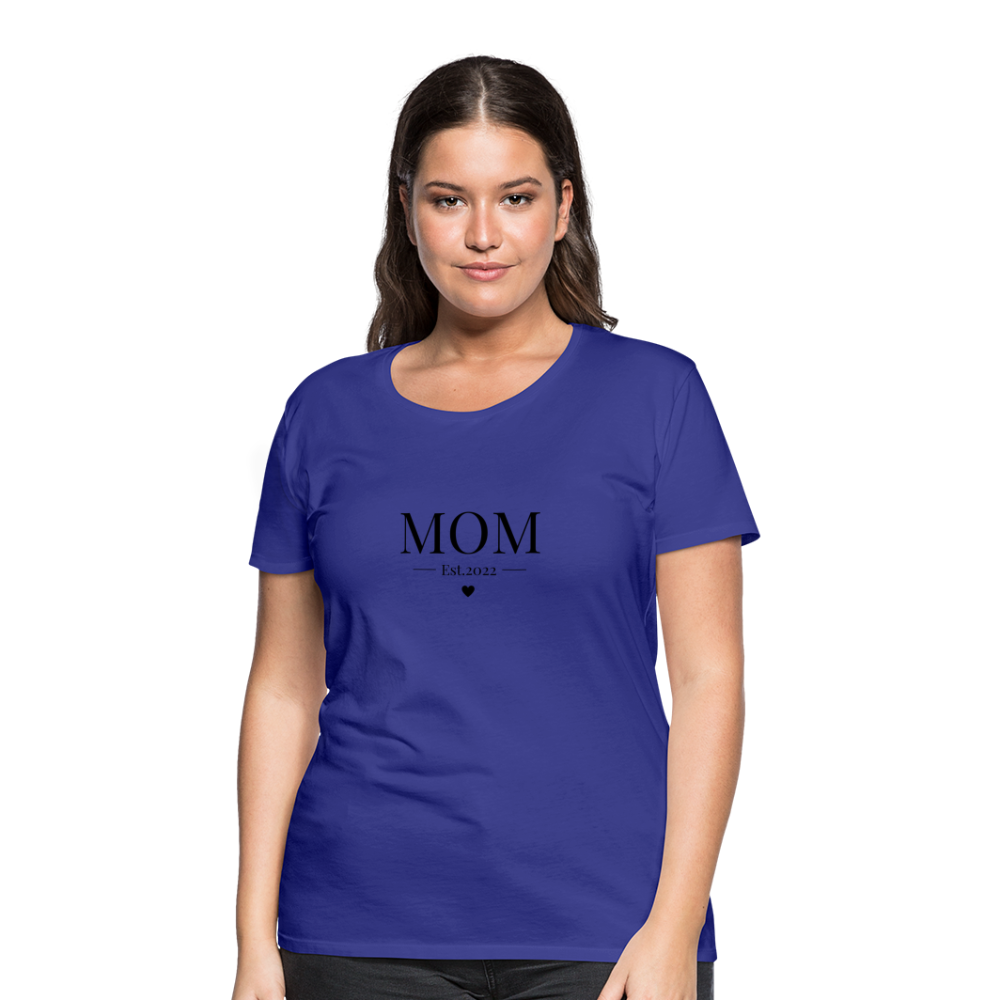 Frauen Premium T-Shirt - Mom Est. 2022 - Königsblau