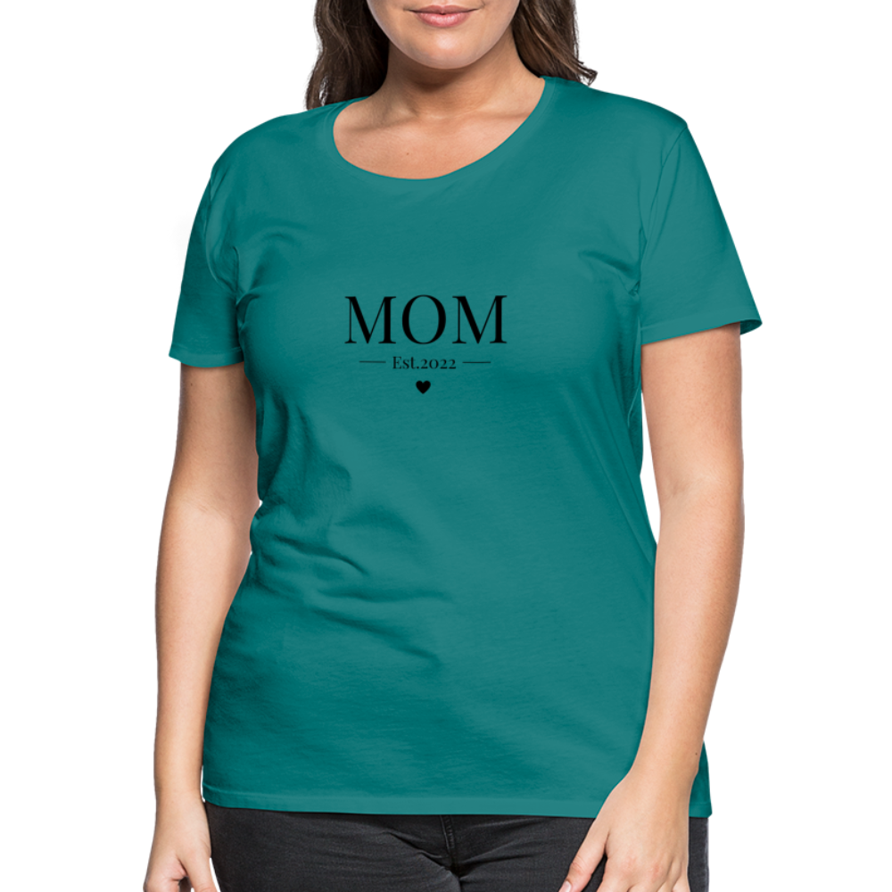 Frauen Premium T-Shirt - Mom Est. 2022 - Divablau