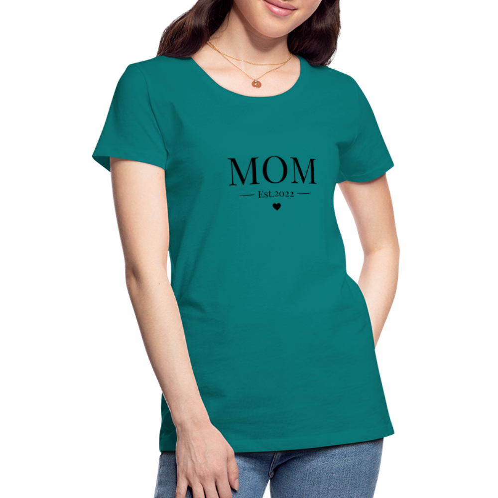 Frauen Premium T-Shirt - Mom Est. 2022 - Divablau