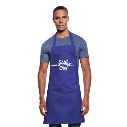 Kochschürze Grill Chef (personaliserbar) - Royalblau