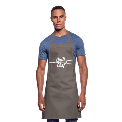 Kochschürze Grill Chef (personaliserbar) - Grau