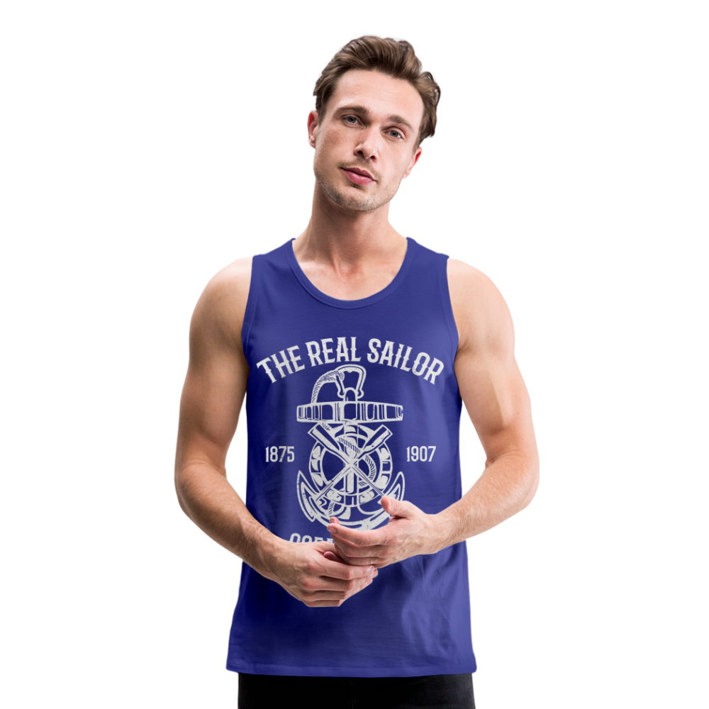 Männer Premium Tank Top - Maritim Design The Real Sailor - Königsblau