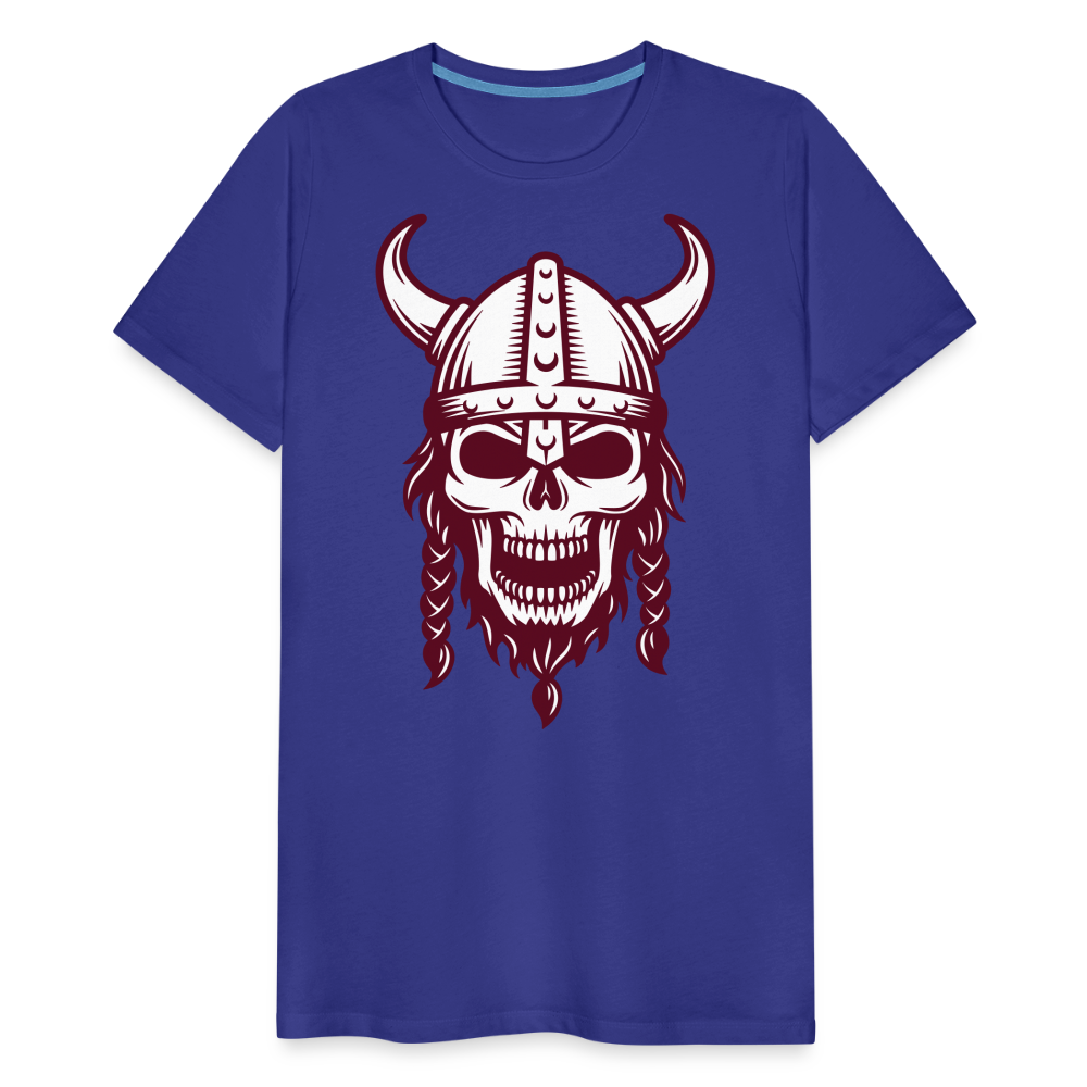 Männer Premium T-Shirt - Wikinger Design Totenkopf - Königsblau