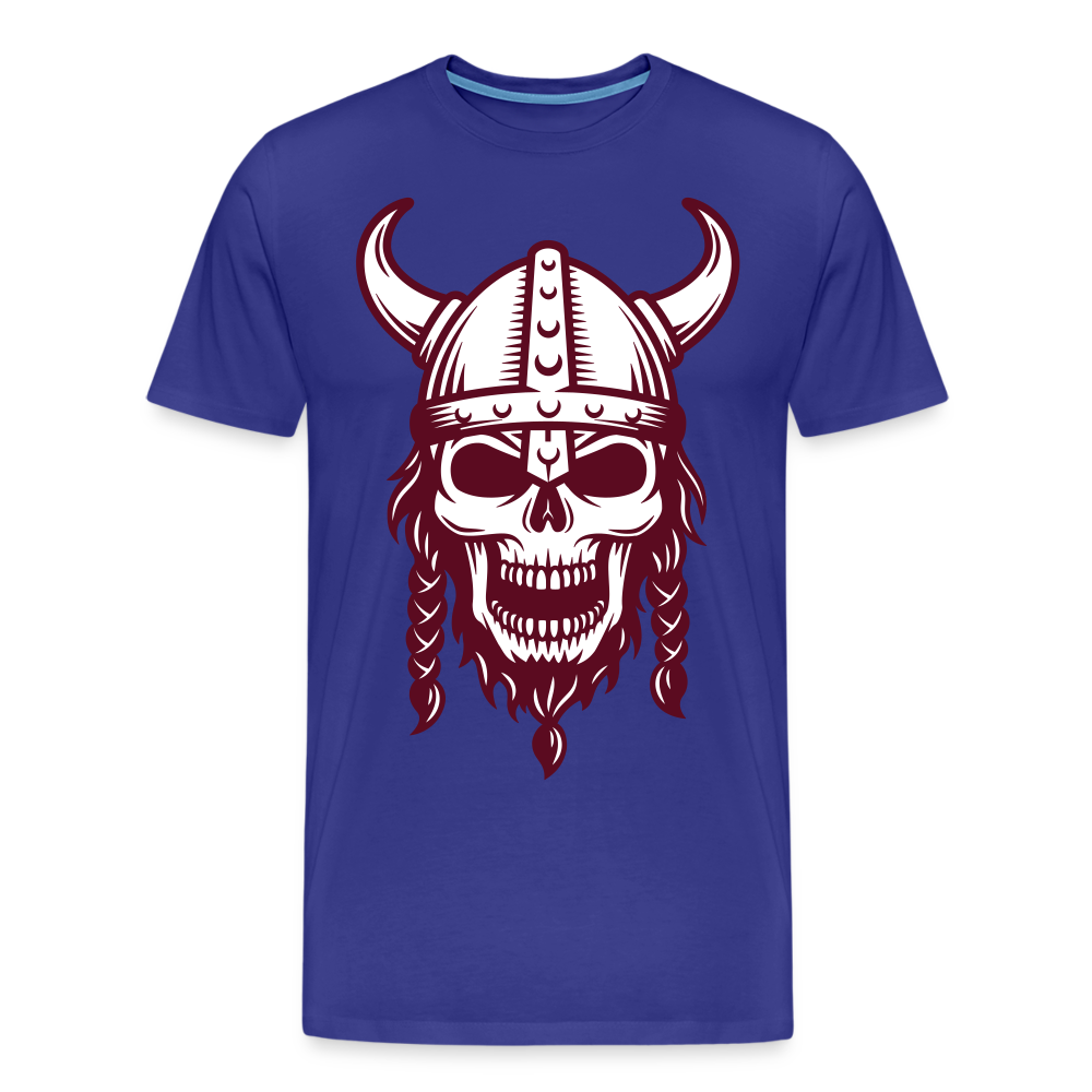 Männer Premium T-Shirt - Wikinger Design Totenkopf - Königsblau