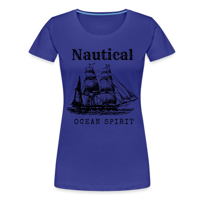 Frauen Premium T-Shirt - Nautical Ocean Spirit - Königsblau