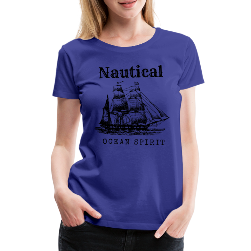 Frauen Premium T-Shirt - Nautical Ocean Spirit - Königsblau