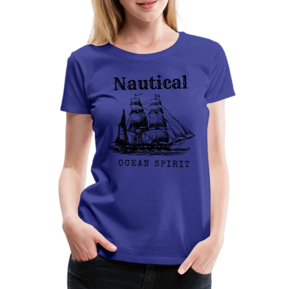 Frauen Premium T-Shirt - Nautical Ocean Spirit - Königsblau