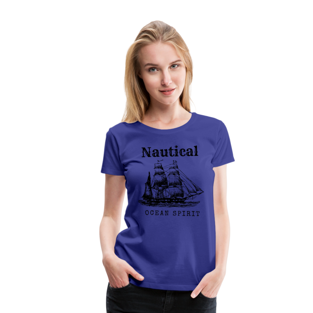 Frauen Premium T-Shirt - Nautical Ocean Spirit - Königsblau