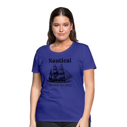 Frauen Premium T-Shirt - Nautical Ocean Spirit - Königsblau