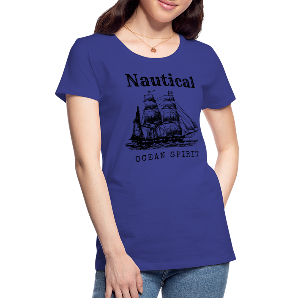 Frauen Premium T-Shirt - Nautical Ocean Spirit - Königsblau