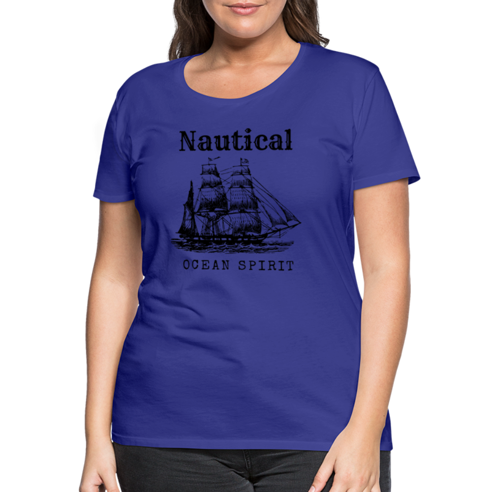 Frauen Premium T-Shirt - Nautical Ocean Spirit - Königsblau