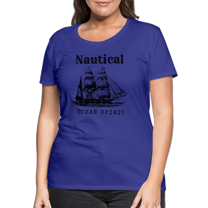 Frauen Premium T-Shirt - Nautical Ocean Spirit - Königsblau