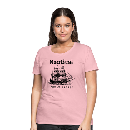 Frauen Premium T-Shirt - Nautical Ocean Spirit - Hellrosa