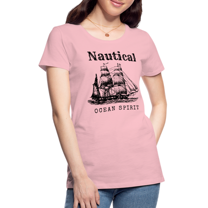 Frauen Premium T-Shirt - Nautical Ocean Spirit - Hellrosa